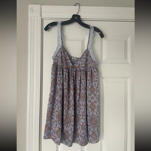 Free People Intimately Misty Mornings Trapeze Slip M